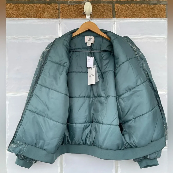 Urban Outfitters BDG Marcy Oversized Nylon Bomber Jacket small - Picture 15 of 17